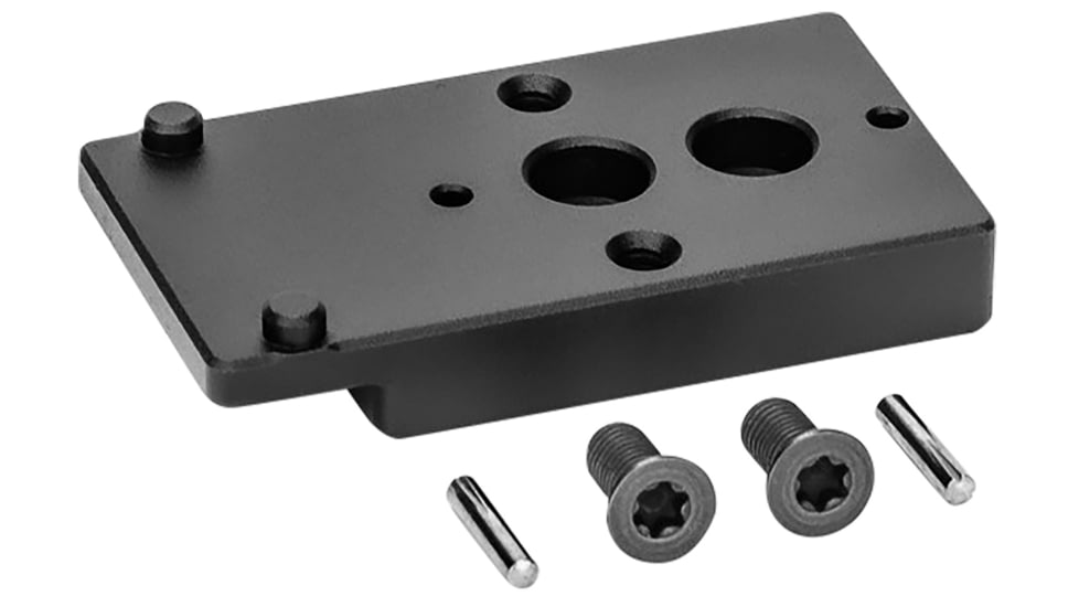 Griffin Armament GSMARMRFP AIS Flat Mount Plate Black Anodized Hardcoat 6061 T6