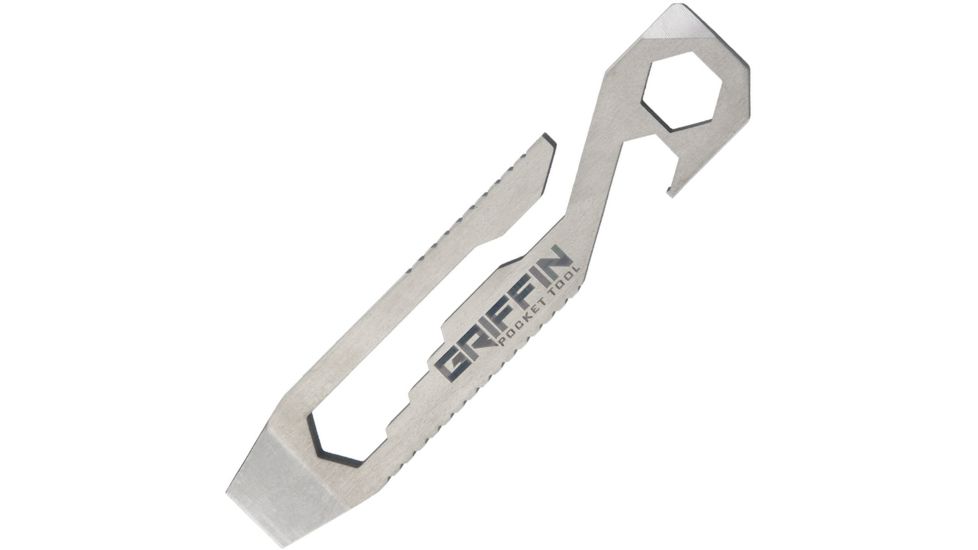 Griffin Pocket Tool GPT Pocket Tool Titanium Fixed Blade Knife, Handle GPTTI