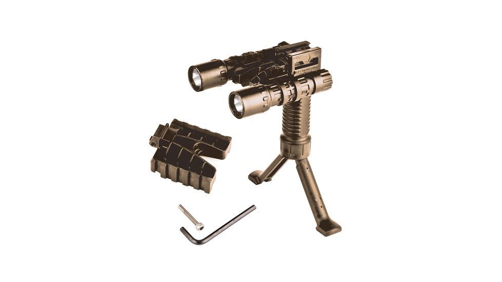 Grip Pod Dual Light Rail Module Flat Dark Earth