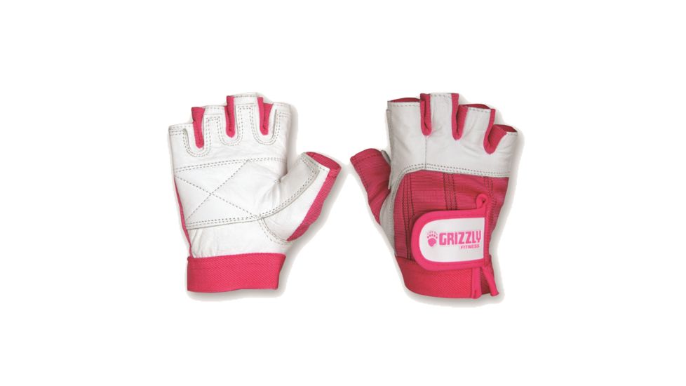 Grizzly Fitness Pink Ribbon Awareness Training Gloves, Medium 4007116