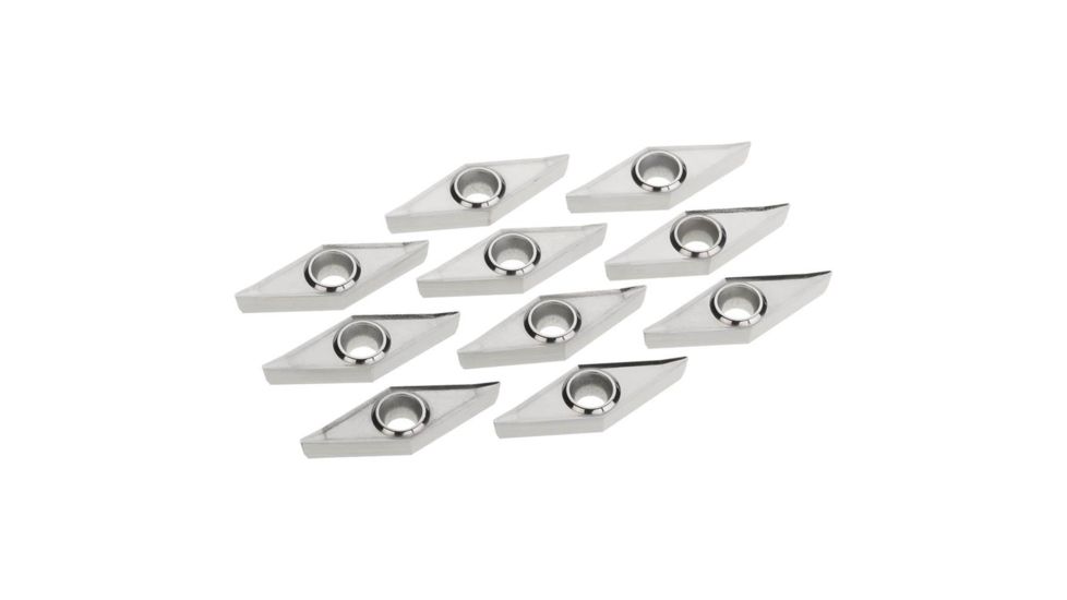 Grizzly Industrial 10 Inserts for Aluminum for T10453 T10454