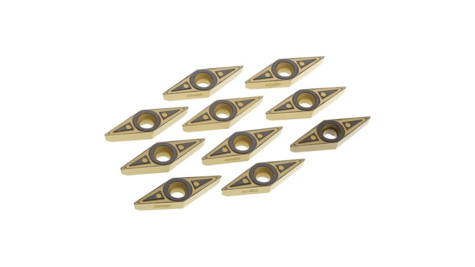 Grizzly Industrial 10 Inserts for Stainless Steel for T10453 T10455