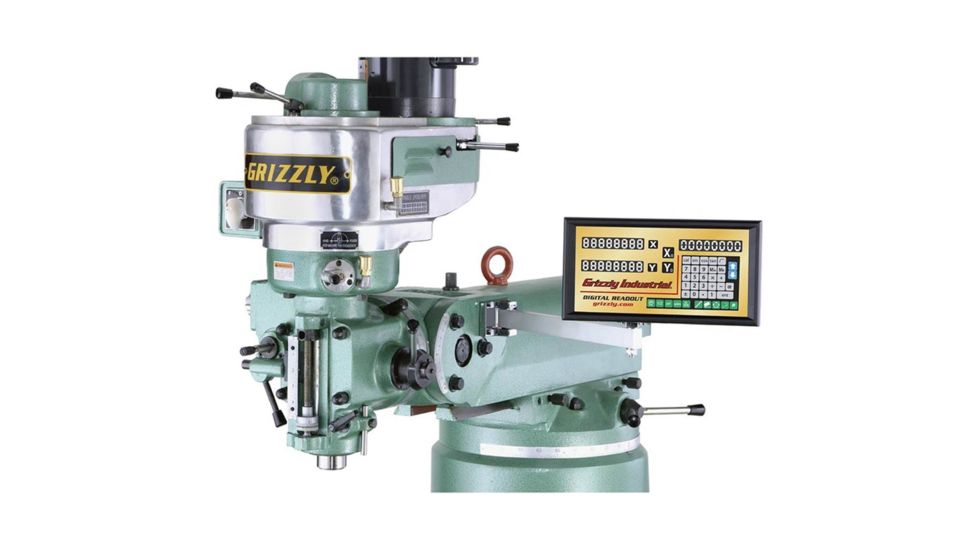 Grizzly Industrial 12in. x 30in. 2-Axis Digital Readout for Mills H6089