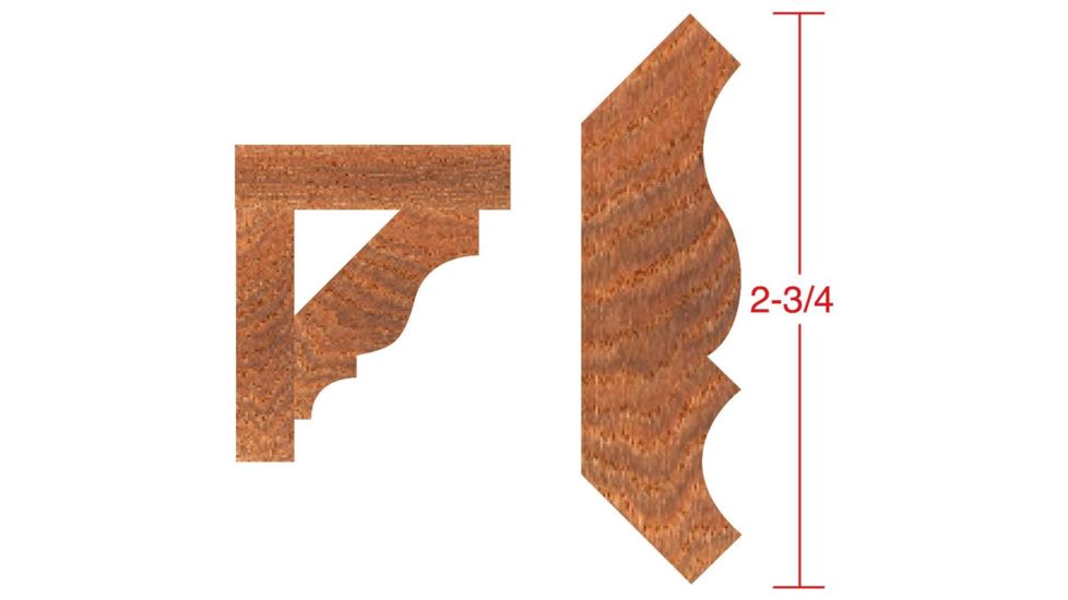 Grizzly Industrial 3in. Crown Moulding C2205