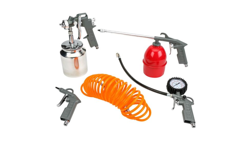 Grizzly Industrial 5 pc. Spray/blow Gun Kit H5530