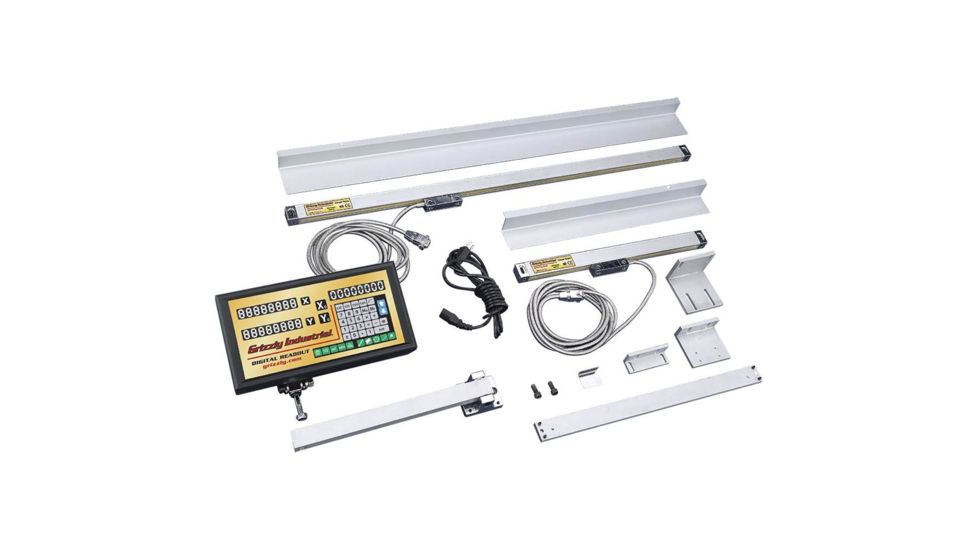 Grizzly Industrial 8in. x 20in. 2-Axis Digital Readout for Mills H6087