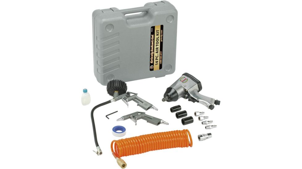 Grizzly Industrial Air Tool 14 pc. Kit H8209