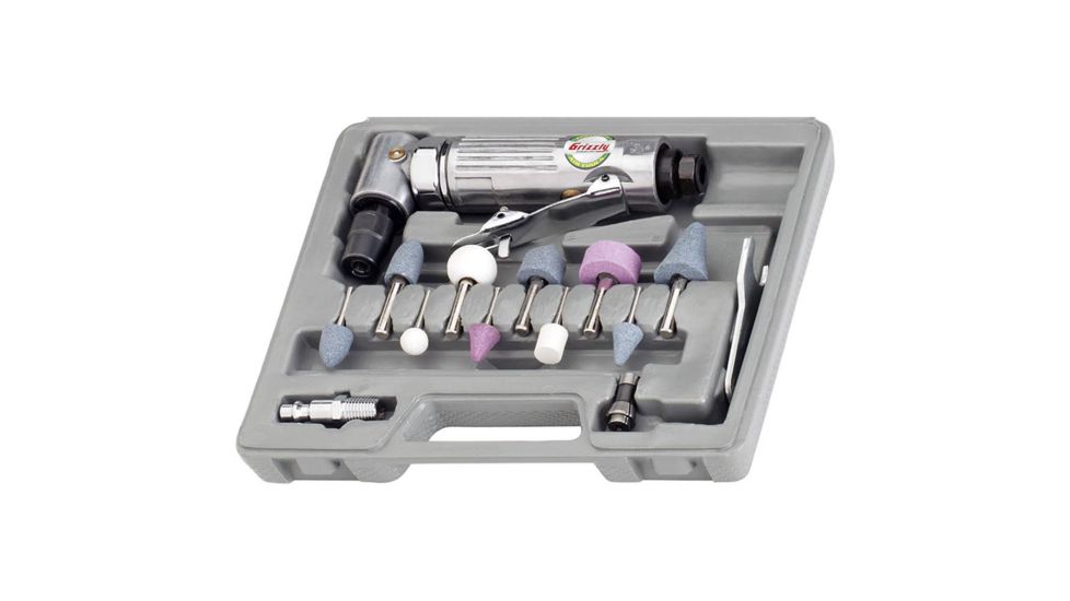 Grizzly Industrial Angle Die Grinder 14 pc. Kit H8213
