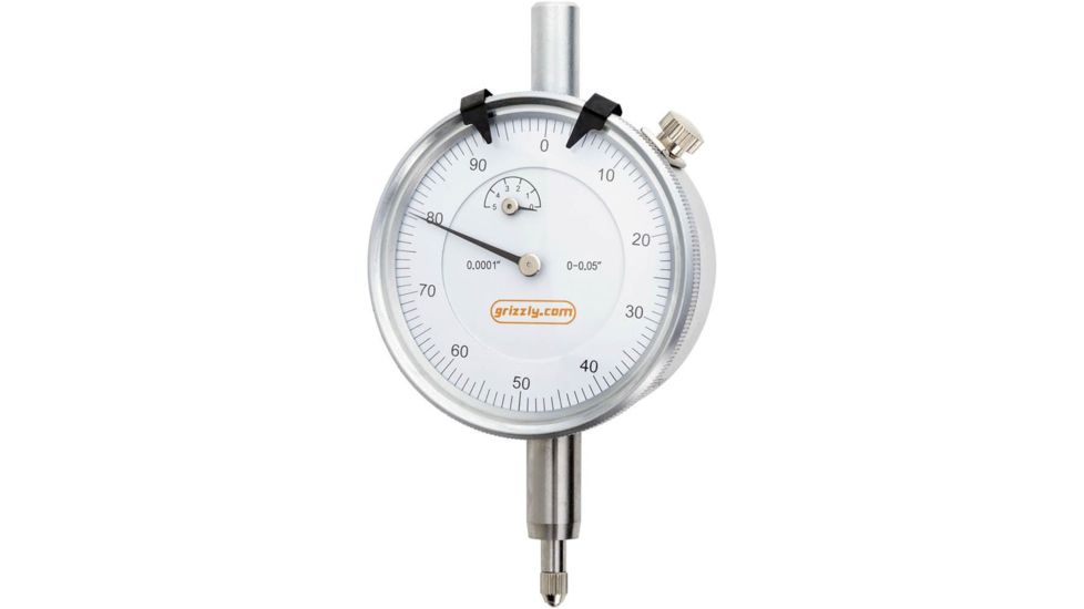 Grizzly Industrial Dial Indicator 0.05in. Range x 0.0001in. G9806