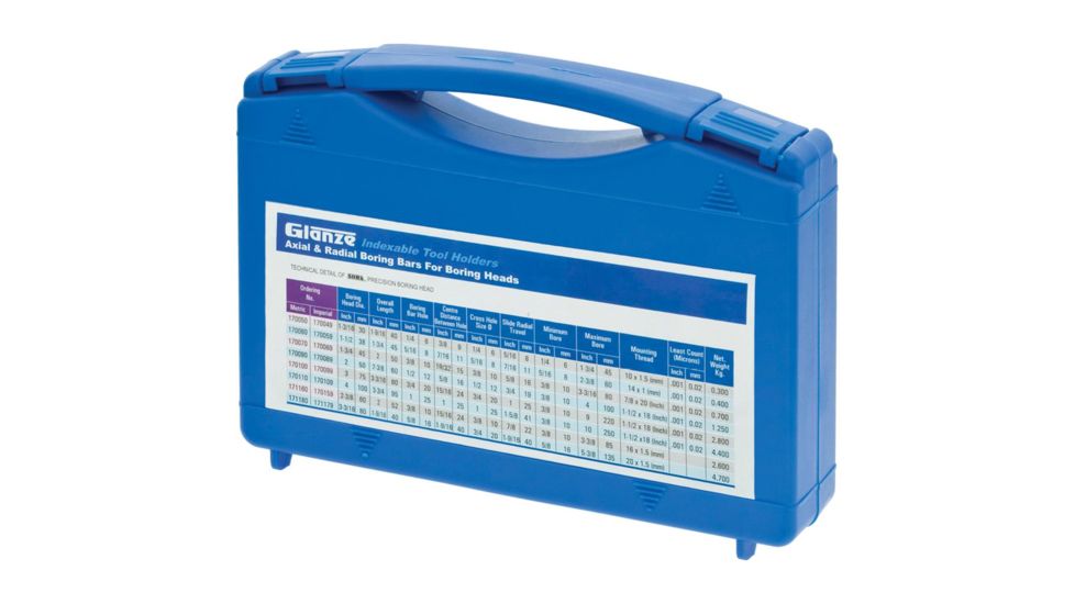 Grizzly Industrial Glanze Axial and Radial Boring Bar with Insert, set of 4 pc. T25801