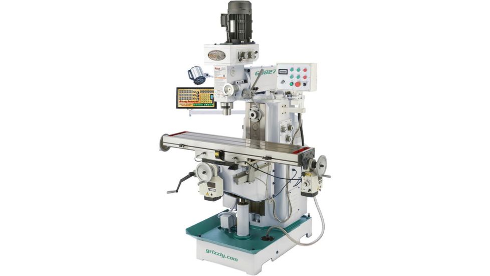 Grizzly Industrial Horizontal/Vertical Mill with DRO G0827