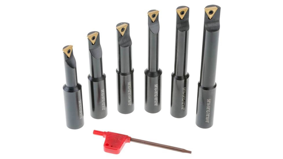 Grizzly Industrial Indexable Boring Bar 5/8in., Set of 6 T10869