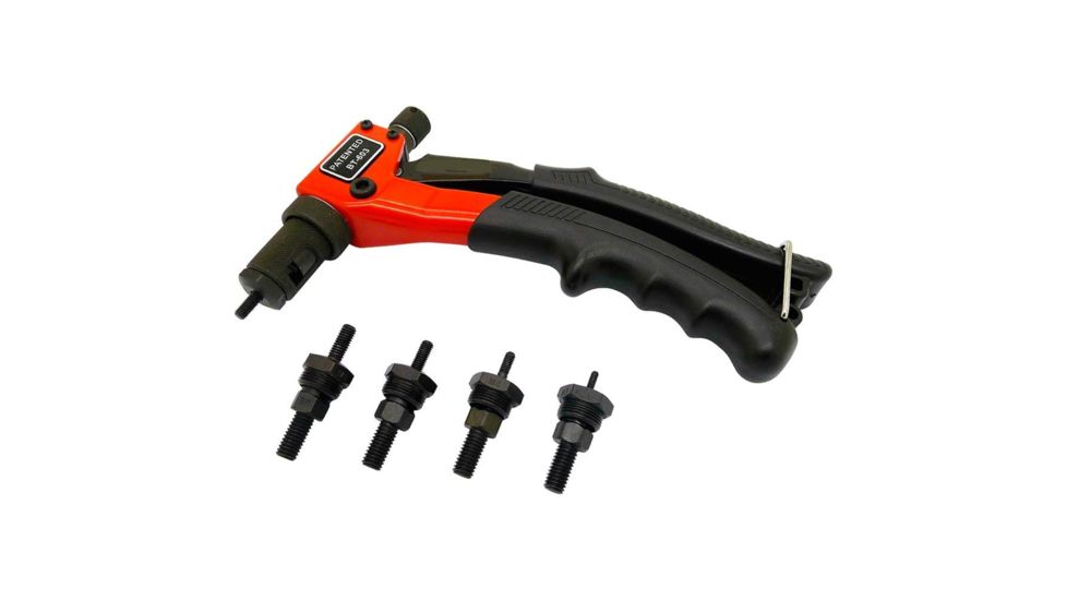 Grizzly Industrial Nut Rivet Gun for 6-32, 8-32, 10-24, 1/4-20 Nut Rivets T26732