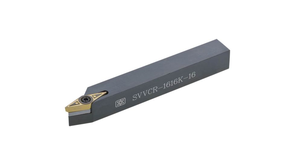Grizzly Industrial Profiling Tool Holder - High Precision 16 x 125mm 72.5 Deg Right-hand T10453