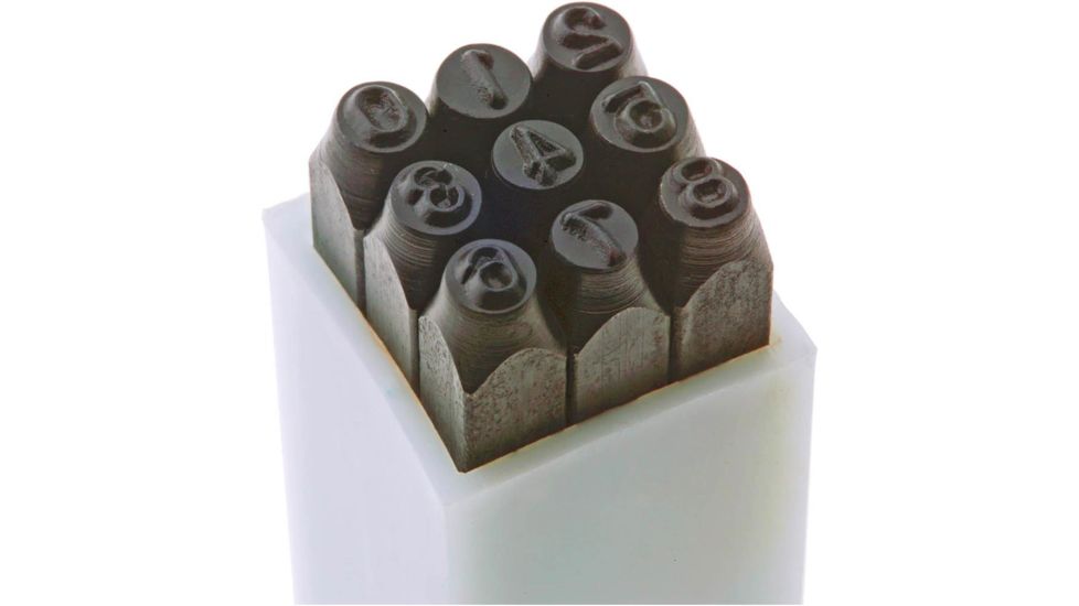 Grizzly Industrial Steel Stamping Set - 1/8in. Numbered G5746