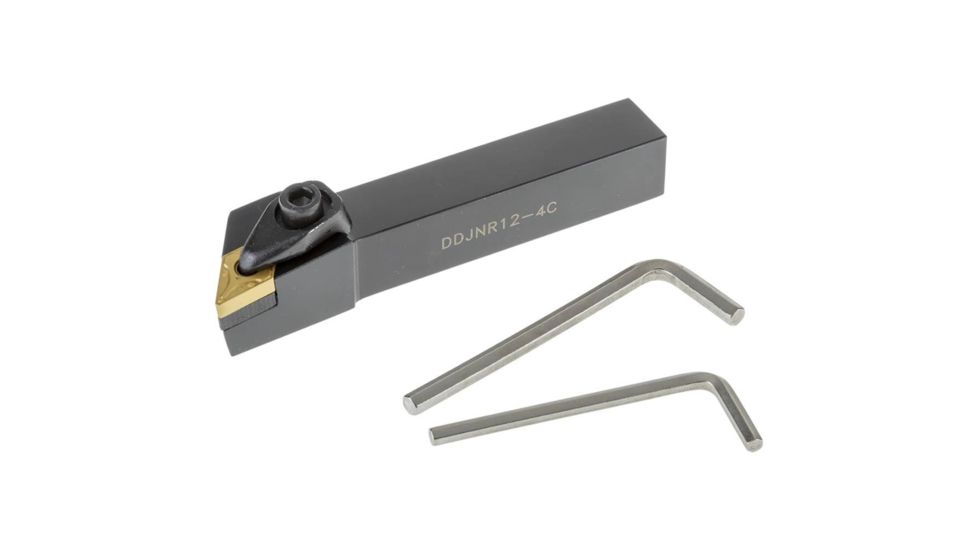 Grizzly Industrial Turning Toolholder DDJNR 3/4in. x 5in., 3-Deg. Cutting Angle, RH T10842
