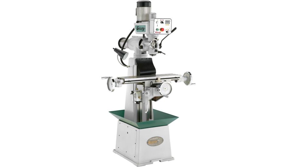 Grizzly Industrial Variable-Speed Milling Machine with Ram Head G0695