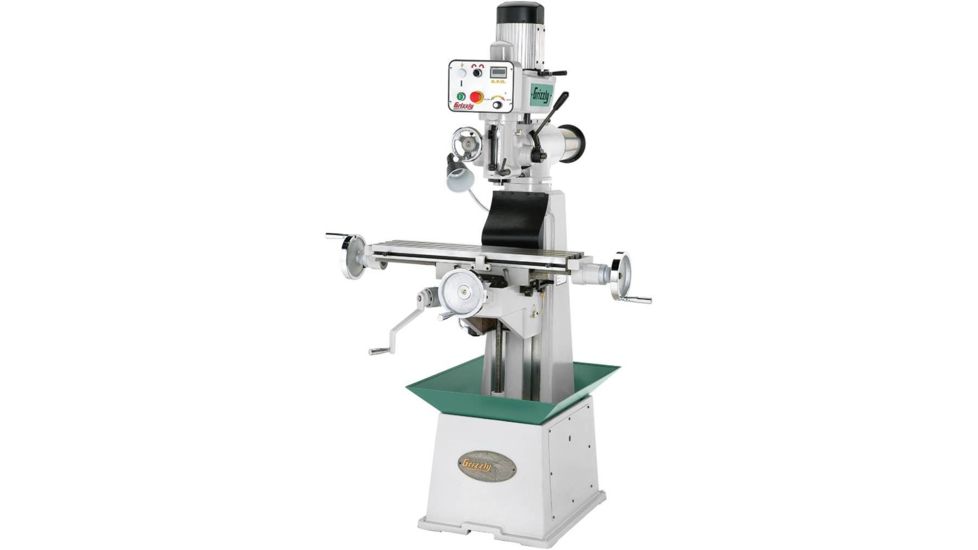 Grizzly Industrial Variable-Speed Milling Machine with Ram Head G0695