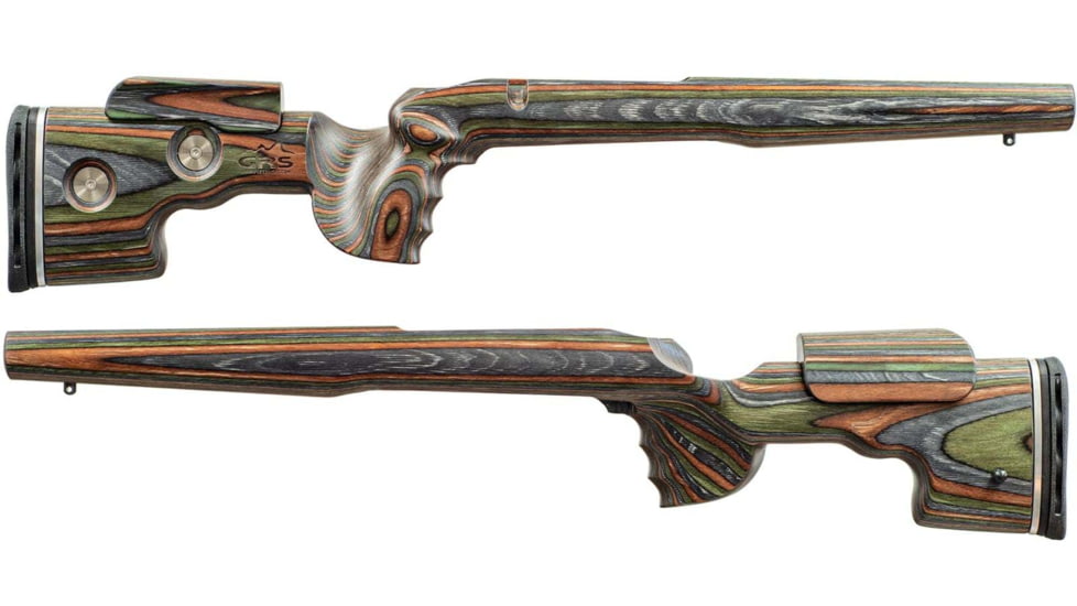GRS Rifle Stocks Sporter Rifle Stocks, Tikka T3/T3X, Left Hand, Green Mountain Camo, GRS103505