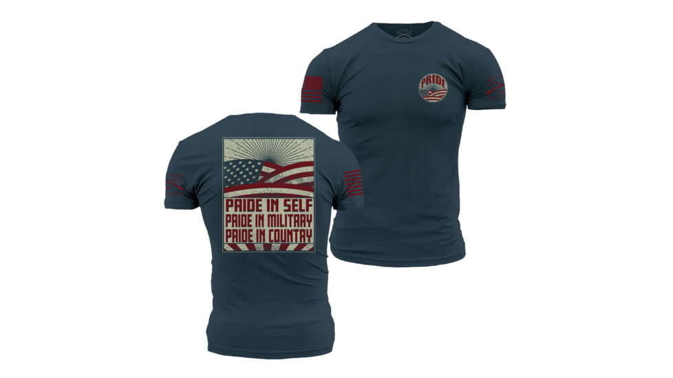 Grunt Style Ethos T-Shirt - Mens, Indigo, 3XL, GS3952-3XL