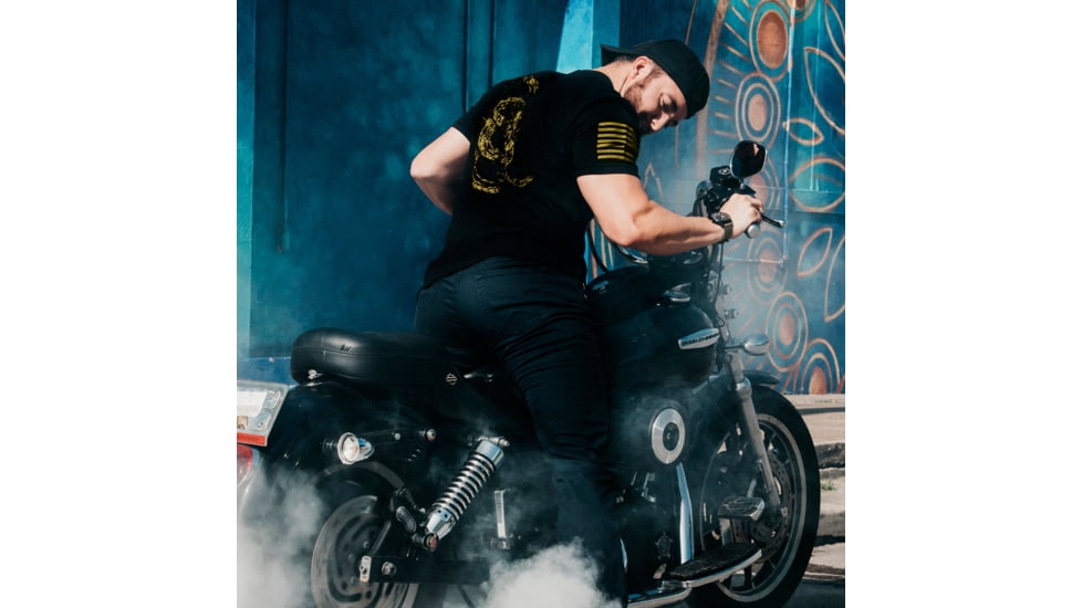 Grunt Style Gadsden Tracks Tee Shirt - Mens, Black, 2XL, GS2677-2XL