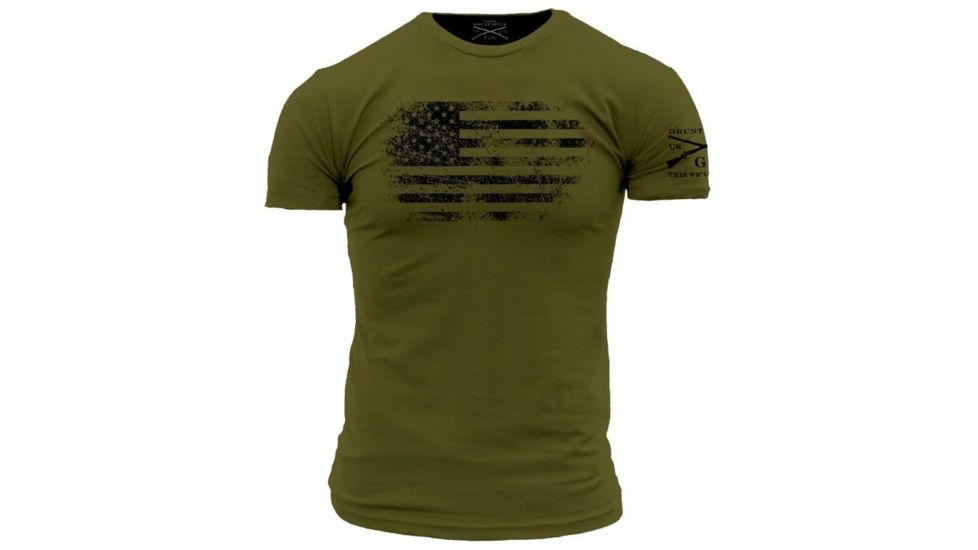 Grunt Style Men's America Vintage Tee Shirt, Large DW588-L