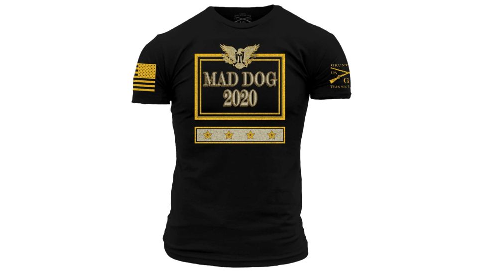 Grunt Style Men's Mad Dog Tee Shirt, Medium GS2253-M