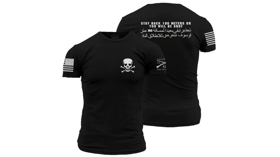 Grunt Style Men's Stay Back Tee Shirt, Large GS1610-L