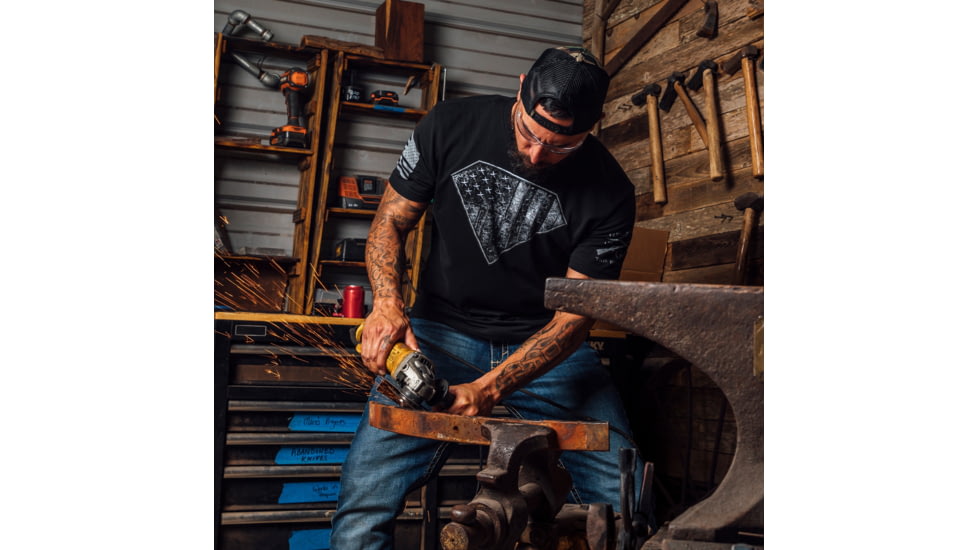 Grunt Style Super Steel T-Shirt - Mens, Black, Small, GS4326-S