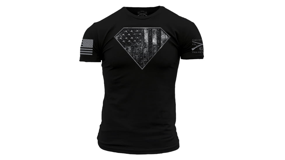 Grunt Style Super Steel T-Shirt - Mens, Black, Small, GS4326-S