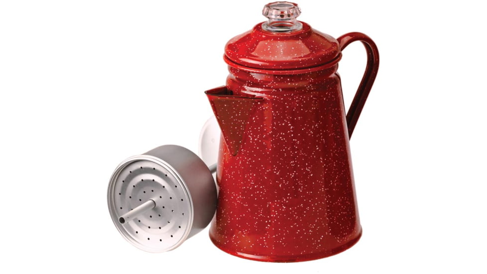 GSI Enamel 8 Cup Percolator Red 1254