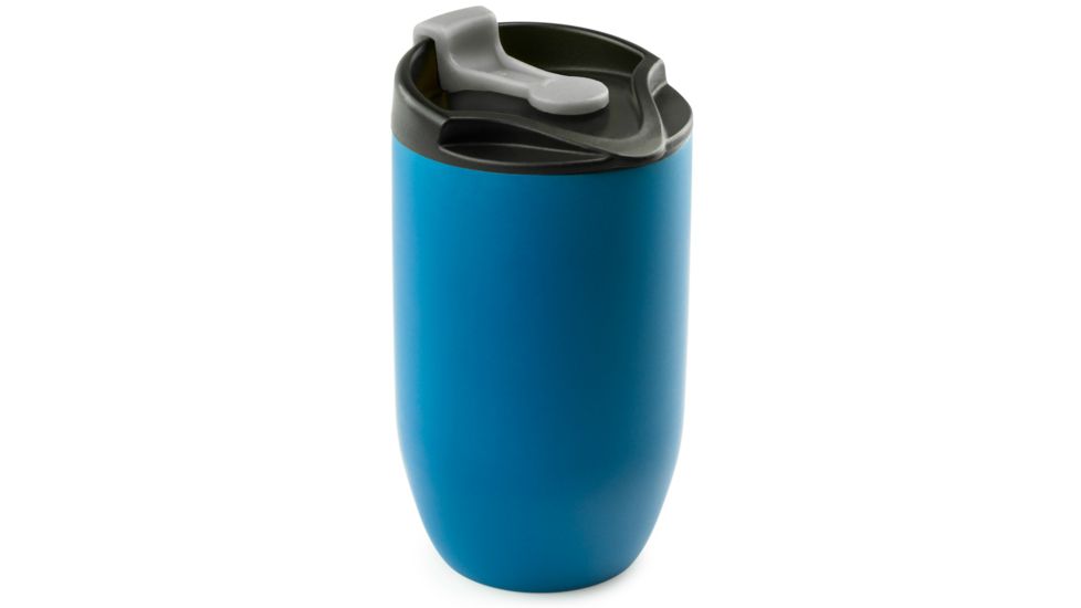 GSI Glacier Stainless Doppio Commuter Mug-Blue-8 oz