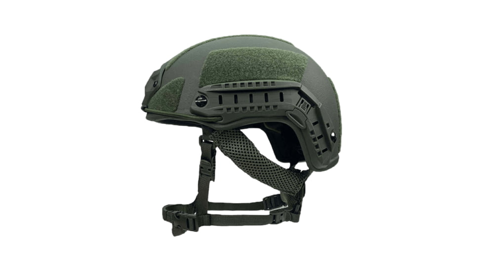 Guard Dog Body Armor FAST Ballistic Helmet, Level IIIA w/ Multicam Helmet Cover, Universal Medium-Large, OD Green, FAST-HELMET-U-G