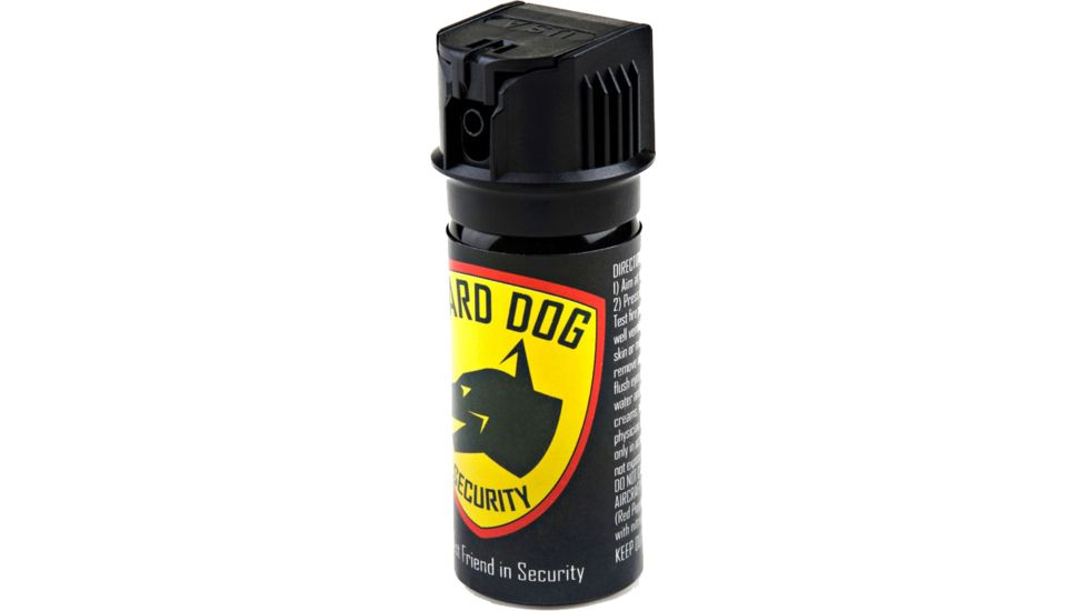 Guard Dog Security 2oz 18% OC Flip-Top Pepper Spray w/ Clamshell, BLACK PS-GDOC18FG-2C