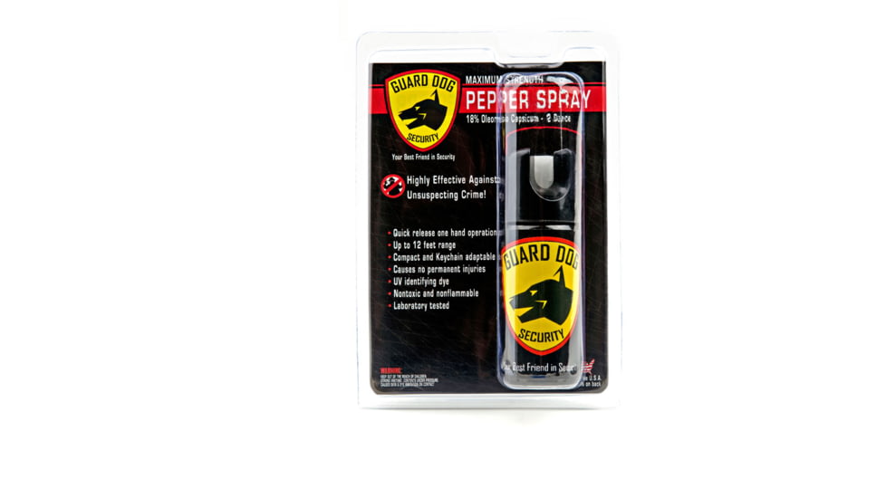 Guard Dog Security 2oz 18% OC Pepper Spray - Glow In The Dark PS-GDGID-2
