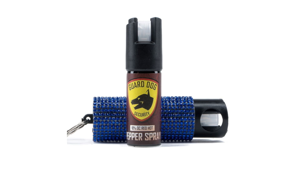 Guard Dog Security Bling It On Pepper Spray, Blue, PS-GDBO-BL