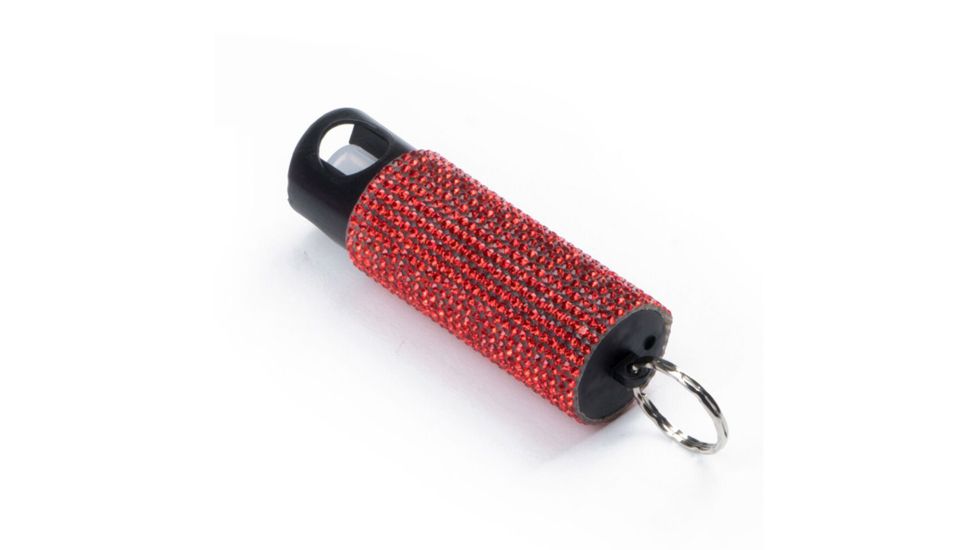 Guard Dog Security Bling It On Pepper Spray, Red, PS-GDBO-RD