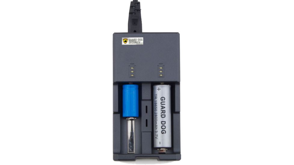 Guard Dog Security Dual Smart Battery Charger With USB Input, Black TL-GDCHSM1