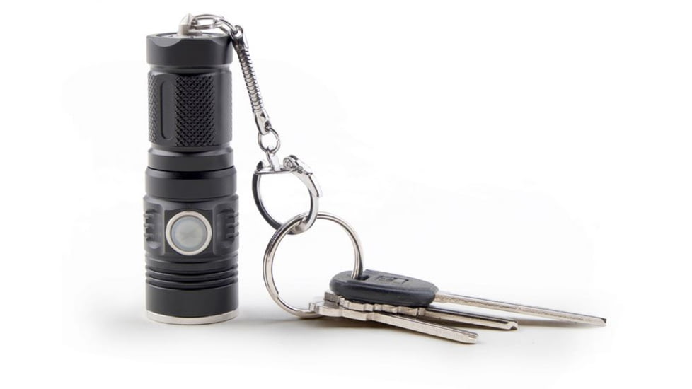 Guard Dog Security Forte 280 Lumen Keychain Flashlight, Black TL-GDF280BK