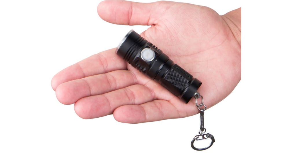 Guard Dog Security Forte 280 Lumen Keychain Flashlight, Black TL-GDF280BK