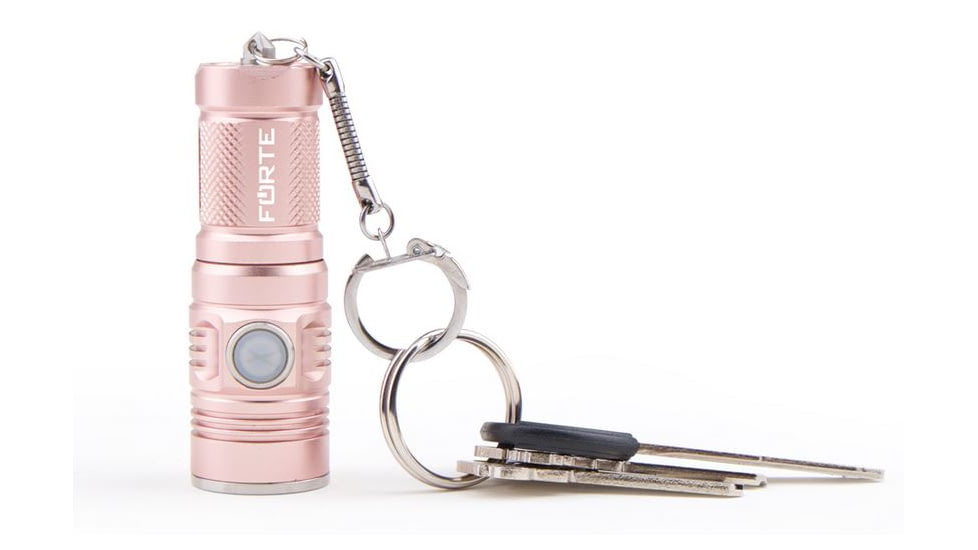 Guard Dog Security Forte 280 Lumen Keychain Flashlight, Pink TL-GDF280PK