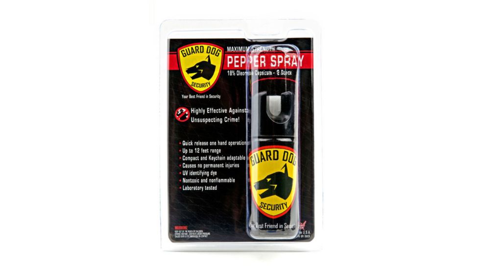 Guard Dog Security Guard Dog 2oz 18% OC Pepper Spray, BLACK PS-GDOC18-G2