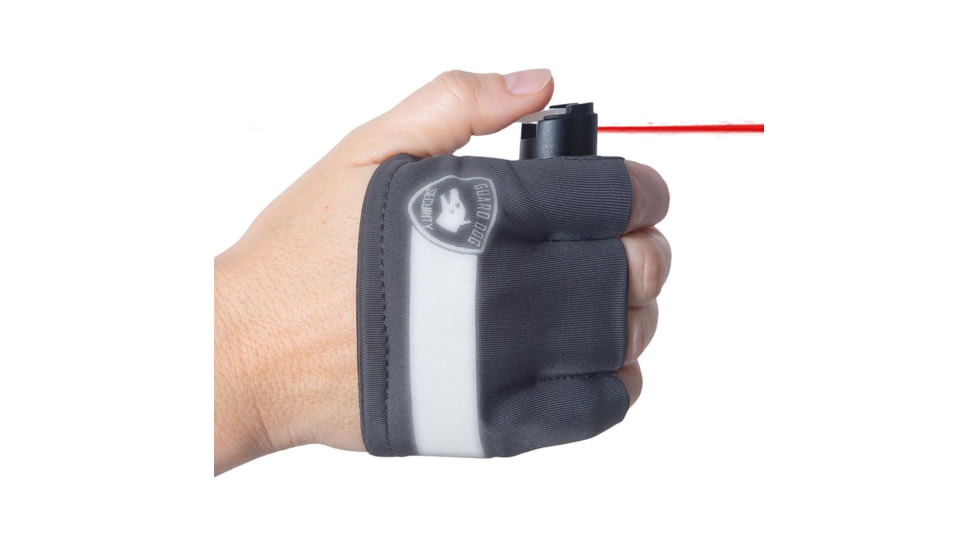 Guard Dog Security Instafire Reflect, 1/2 oz Pepper Spray with Reflective Active Hand Sleeve, Grey, One Size, PS-GDIFR-GR