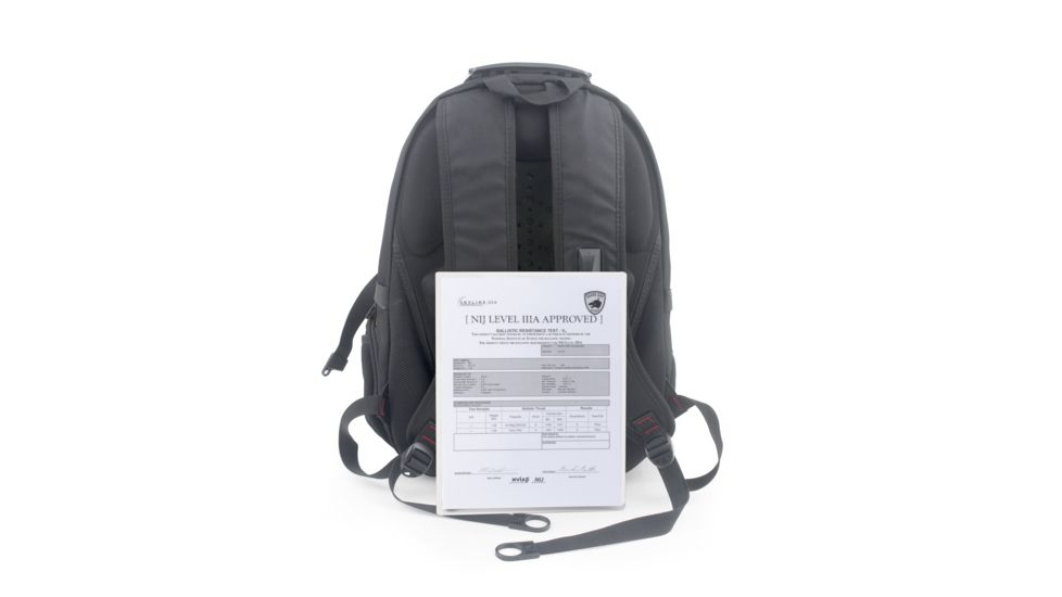 Guard Dog Security ProShield 2 Bulletproof Backpack 37 L, NIJ Level IIIA, Black, BP-GDP2-BK