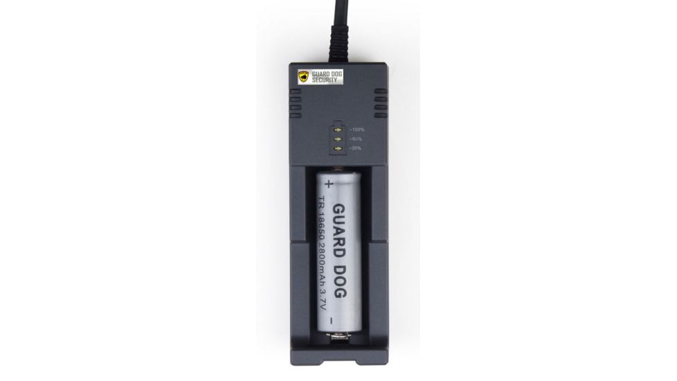 Guard Dog Security Smart Battery Charger With 3 LED Light Indicator, Black TL-GDCHSM2