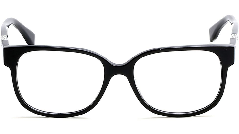 Guess GU2577 Eyeglass Frames - Shiny Black Frame, 54 mm Lens Diameter GU257754001