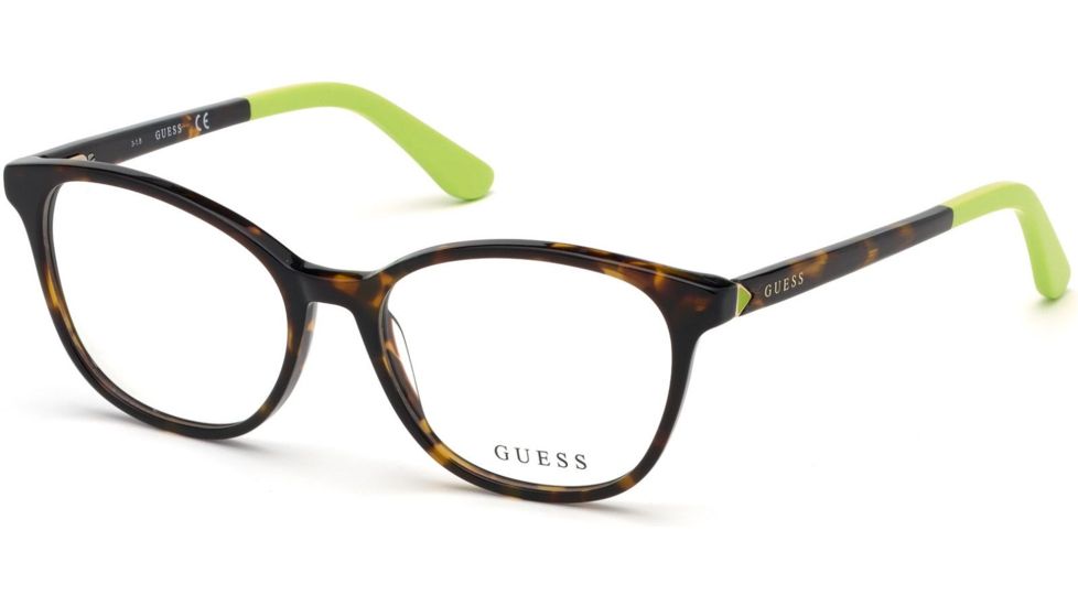 Guess GU2698 Progressive Prescription Eyeglasses - Havana Frame, 52 mm Lens Diameter GU269852056