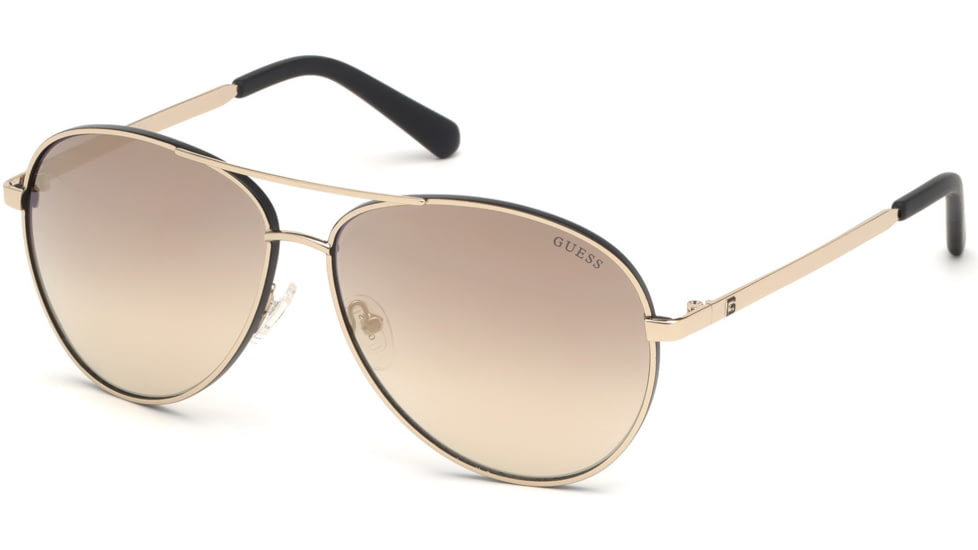 Guess GU6948 Sunglasses - Gold Frame Color, Smoke Mirror Lens Color