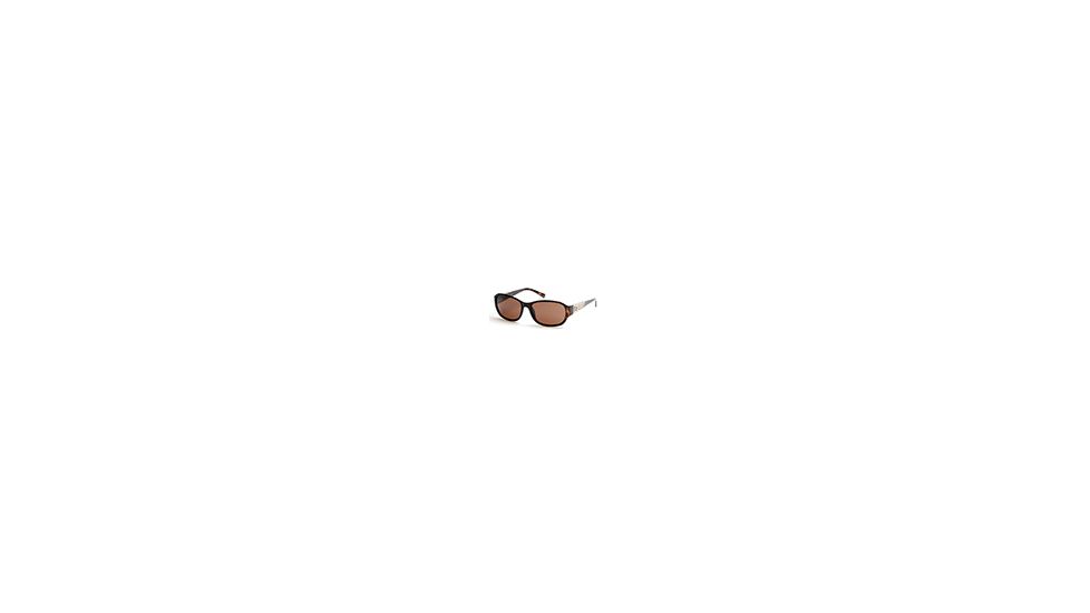 Guess GU7425 Sunglasses - Dark Havana Frame Color, Brown Lens Color