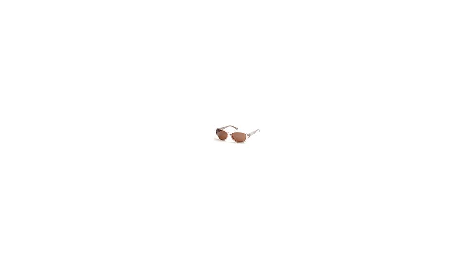 Guess GU7425 Sunglasses - Shiny Beige Frame Color, Brown Lens Color
